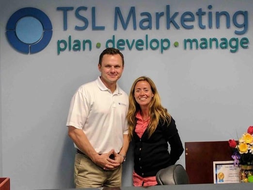 TSL employees Brian Shilling and Britt Hansson