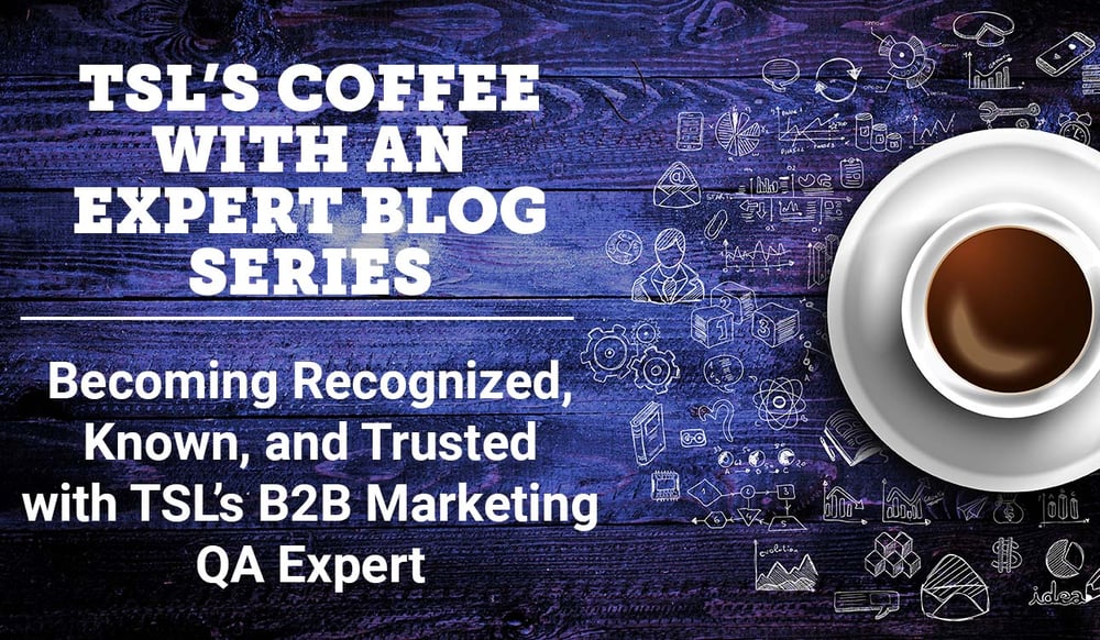Coffee with an expert: Getting Recognized, Known, & Trusted