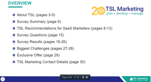 Overview Page - SaaS Survey Results and Recommendations