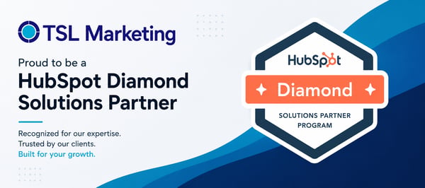 TSL Marketing Achieves HubSpot Diamond Partner Status