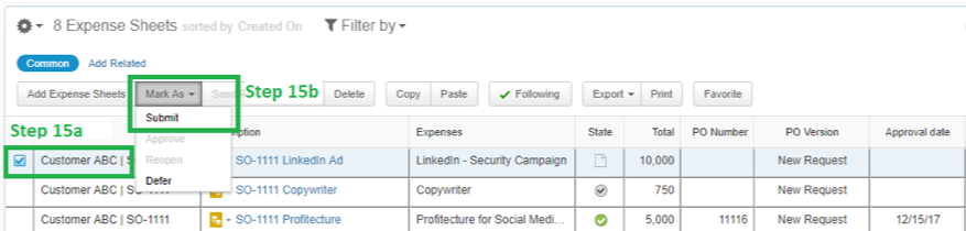 Create and Submit an Expense Sheet for Approval_6