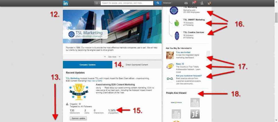screen-shot-showing-elemenets-of-a-linkedin-company-page-sidebar-and-posts