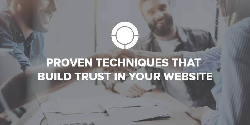 build trust in your website